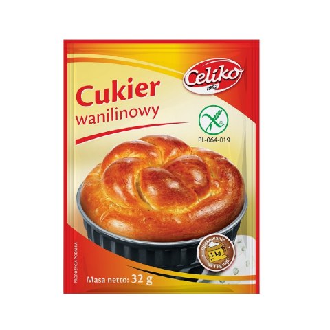 Cukier wanilinowy bezglutenowy 32 g Celiko.