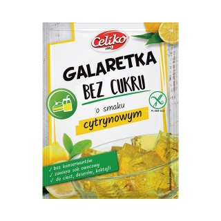 Galaretka bez cukru o smaku cytrynowym 14 g Celiko.