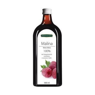 Sok z malin 100% 500 ml Premium Rosa.