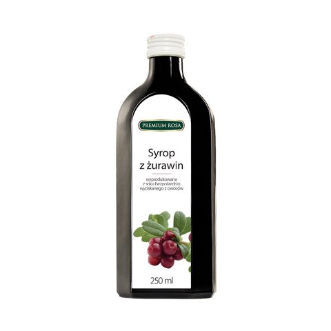 Syrop z żurawiny 250 ml Premium Rosa.