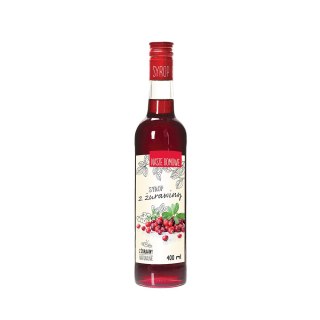 Syrop z żurawiny 400 ml Premium Rosa.