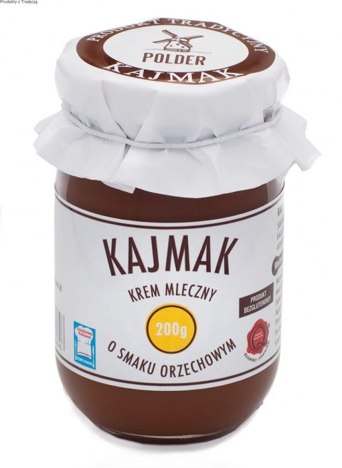 Kajmak Krem Mleczny o smaku orzechowym 200g Polder.