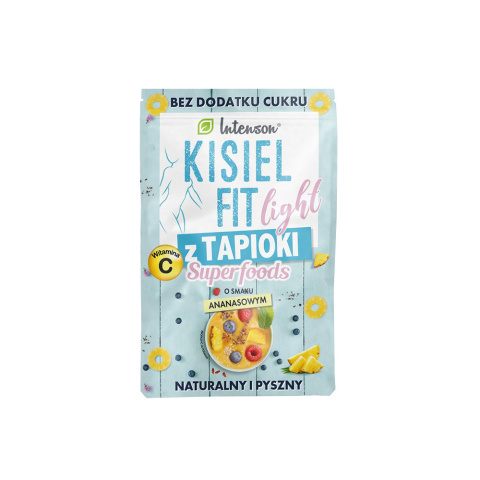 Kisiel o smaku ananasa z tapioki Fit light bez cukru 30 g.