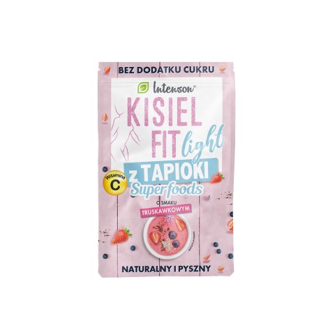 Kisiel o smaku truskawki z tapioki Fit light bez cukru 30 g.