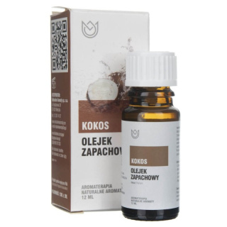 Olejek zapachowy Kokos 12ml - Naturalne Aromaty.