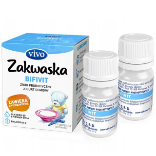 Zakwaska Bifivit Vivo żywe kultury 2x0,5g.