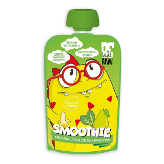 BeRAW Kids Smoothie Gruszka Banan Szpinak 100g