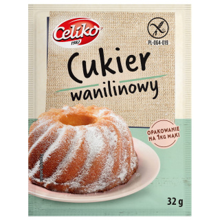 Cukier wanilinowy bezglutenowy 32 g Celiko.