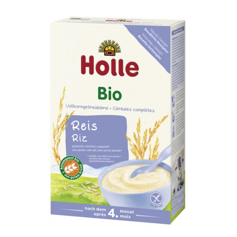 Holle Kaszka ryżowa pełnoziarnista BIO po 5 miesiącu - 250 g