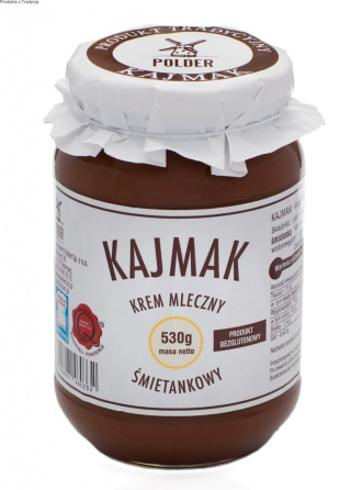 KAJMAK KREM MLECZNY ŚMIETANKOWY 530G ( POLDER ).