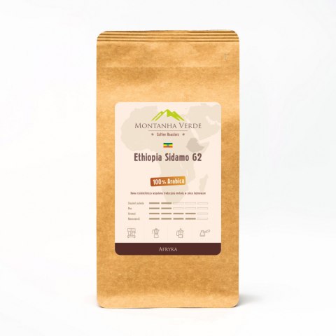 Kawa ziarnista Ethiopia Sidamo G2 250g Montanha Verde