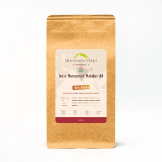 Kawa ziarnista India Monsooned Malabar AA 500g Montanha Verde