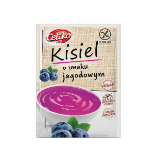 Kisiel o smaku jagodowym 40 g Celiko