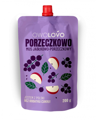 OWOLOVO PORZECZKOWO MUS JABŁKOWO – PORZECZKOWY 200g