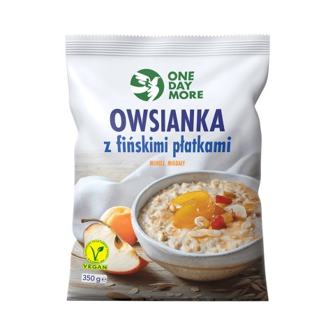 OWSIANKA Z FIŃSKIMI PŁATKAMI z morelą i migdałami 350 g