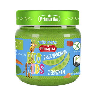 Pasta warzywna z groszkiem BIO 160 g