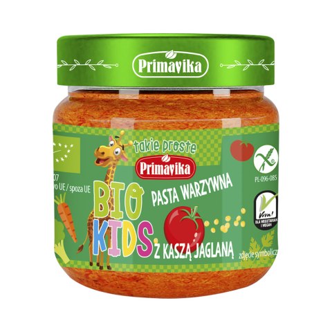 Pasta warzywna z kaszą jaglaną BIO 160 g