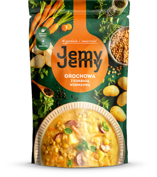 Zupa Grochowa z kiełbasą wieprzową 450 g Jemy Jemy