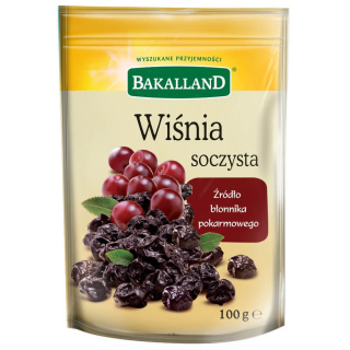 BAKALLAND WIŚNIA SUSZONA - 100G