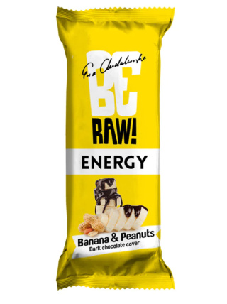 BeRaw baton Energy Banana&Peanuts 40g Batonik