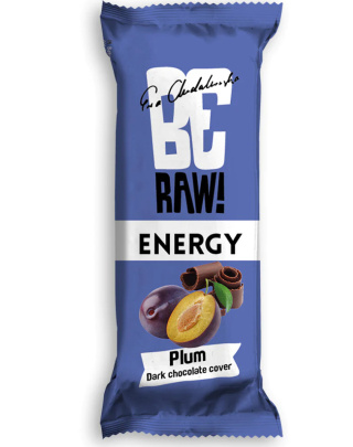 BeRaw baton Energy Plum Chocolate 40g Batonik