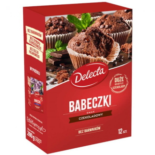 DELECTA BABECZKI SMAK CZEKOLADOWY - 280G