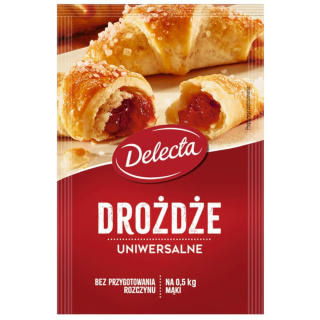 DELECTA Drożdże uniwersalen instant suszone 8g