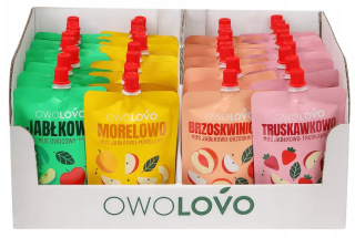 OWOLOVO MUS OWOCOWY MIX 40 x 200g