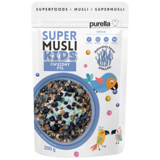 PURELLA SUPERFOODS SUPERMUSLI KIDS GWIEZDNY PYŁ 200G