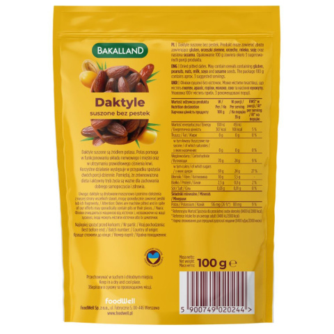 BAKALLAND DAKTYLE SUSZONE - 100G