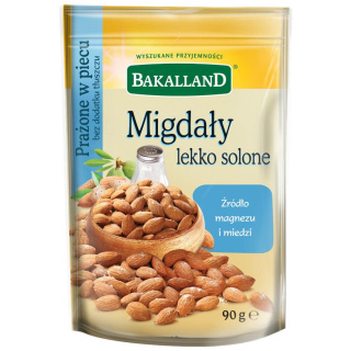 BAKALLAND MIGDAŁY LEKKO SOLONE - 90G