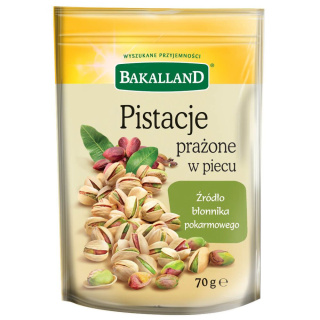 BAKALLAND PISTACJE PRAŻONE - 70G