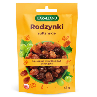 BAKALLAND RODZYNKI SUŁTAŃSKIE - 45G