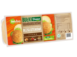 BALVITEN Bułki hamburgerowe z sezamem 2x70g bezglutenowe