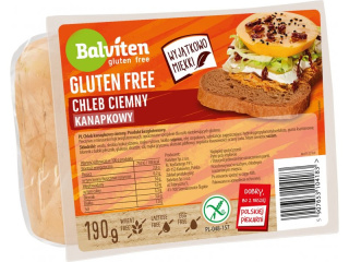 BALVITEN CHLEB CIEMNY 190g bezglutenowy