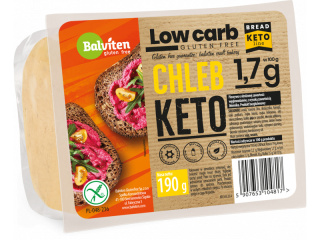 BALVITEN KETO LOW CARB 190g Chleb o obniżonej zawartości węgli bezglutenowy