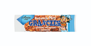 Baton Mini Granczek z płatkami orkiszowymi i owsianymi 20g