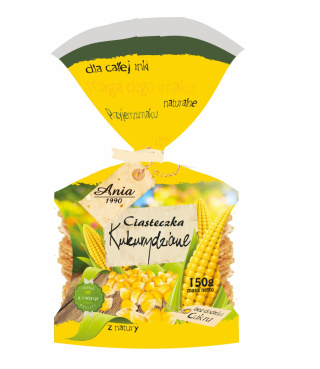 Ciasteczka kukurydziane wafelki 150g ANIA