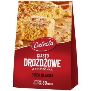 DELECTA CIASTO DROŻDŻOWE DUŻA BLACHA - 600G