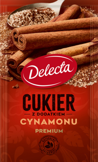 DELECTA Cukier cynamonowy PREMIUM 15g