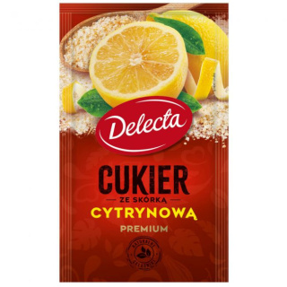 DELECTA Cukier ze skórką cytrynową PREMIUM 15g