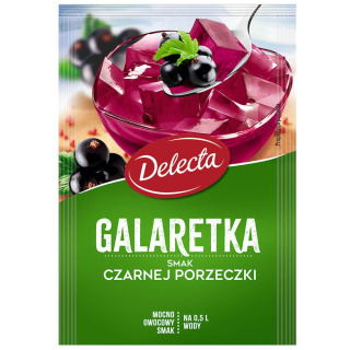 DELECTA GALARETKA CZARNA PORZECZKA - 70G