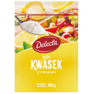 DELECTA KWASEK CYTRYNOWY - 80G