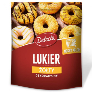 DELECTA LUKIER DEKORACYJNY ŻÓŁTY - 80G