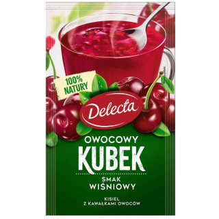 DELECTA OWOCOWY KUBEK - KISIEL WIŚNIOWY 30G