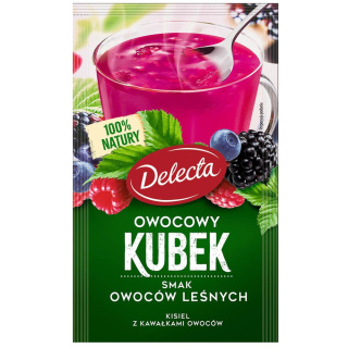 DELECTA OWOCOWY KUBEK - KISIEL OWOCE LEŚNE 30G