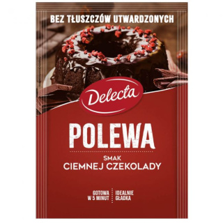 DELECTA POLEWA O SMAKU CIEMNEJ CZEKOLADY - 100G