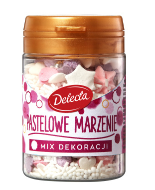 DELECTA posypka Pastelowe marzenie mix dekoracji 55g