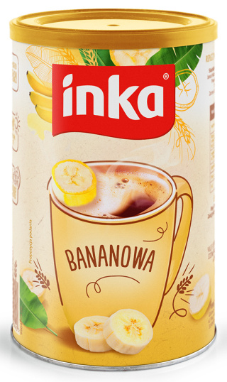 Inka bananowa rozpuszczalna kawa zbożowa o smaku bananowym 120G