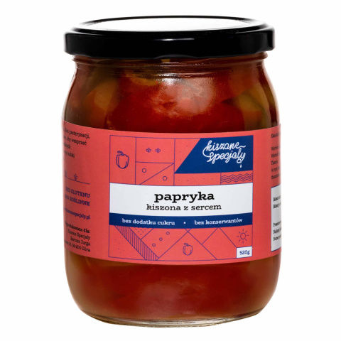 KISZONE SPECJAŁY Kiszona papryka czerwona 520g